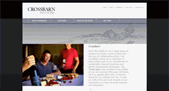 Desktop Screenshot of crossbarnwinery.com